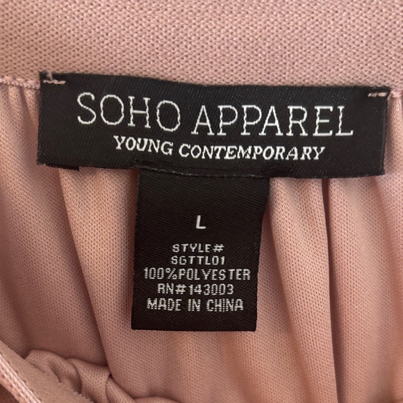 Soho Apparel Blush Layered Tulle Skirt - Picture 4 of 6